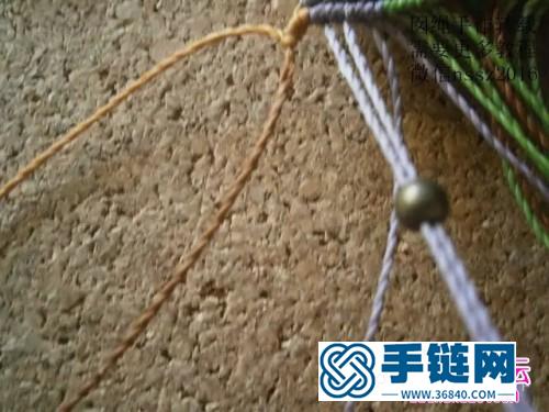 中國結編織貓頭鷹項鏈吊墜圖解