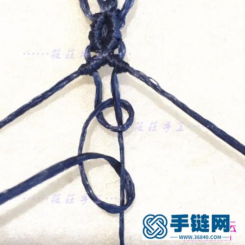 瑪瑙平安扣項鏈的制作方法