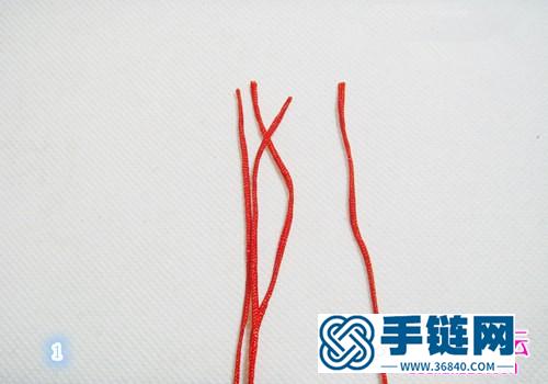 繩編心形小掛件的方法步驟