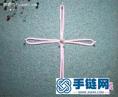 繩編四葉草的方法圖解