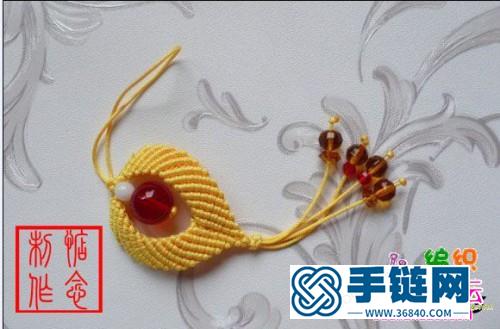 繩結(jié)心型掛飾的制作方法圖片
