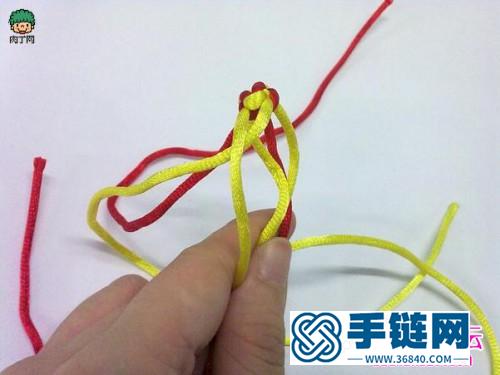 心心相印中國結編法，2個心形中國結的編法圖解