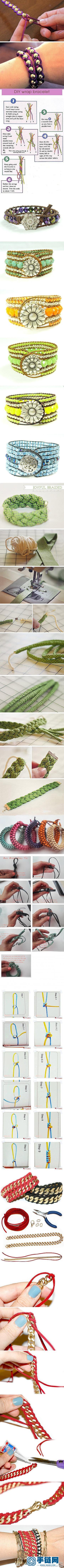 整理一些繩編手鏈教程大全