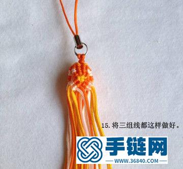 繩結流蘇掛件的制作方法