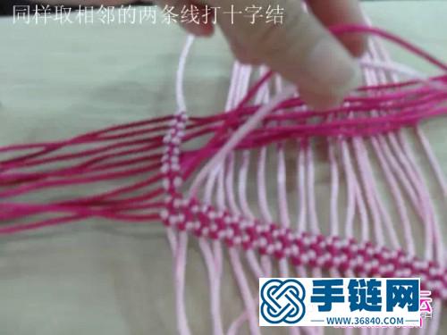 中國結十字結提包編結圖解