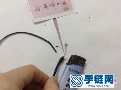 中國結編織日月星辰四股辮手繩教程