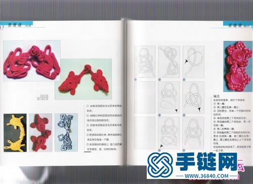 新編盤飾250種 紐扣·盤花·飾品（全書）