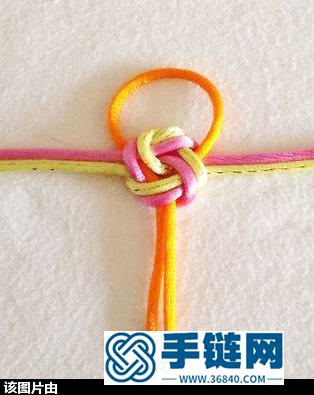 軸冰花另一種穿軸方法（蘭亭）
