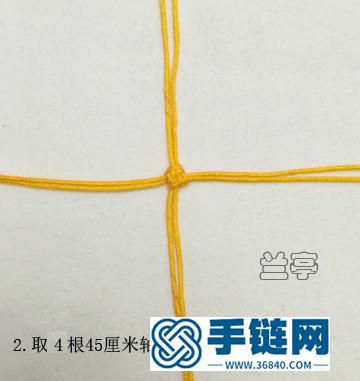 一步步教你繩編小葫蘆掛飾教程（蘭亭作品）