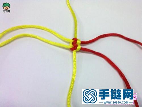 心心相印中國結編法，2個心形中國結的編法圖解