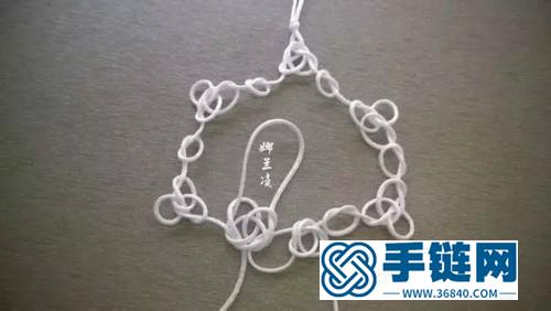 一步步教你繩編桃花結吊墜