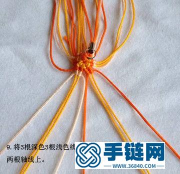 繩結流蘇掛件的制作方法