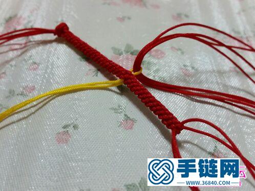 中國結(jié)心形的編法步驟圖