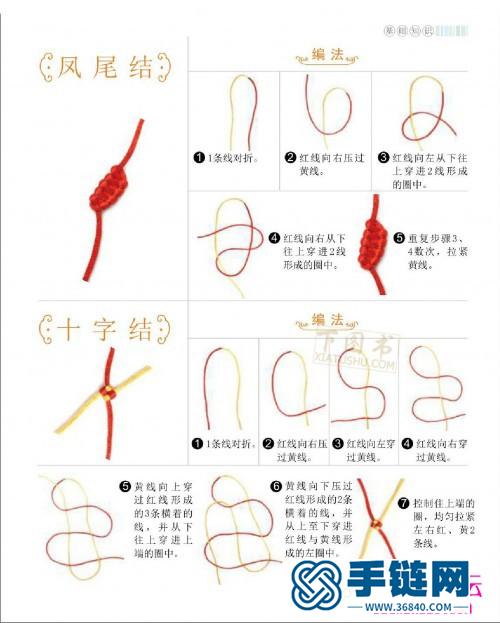 學編中國結配飾，各種簡單中國結的編法圖解（全書）