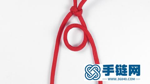 紅色繩結(jié)掛飾編法教程