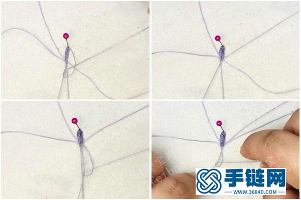 手工編織裝飾_簡單DIY編法小花花造型耳環 