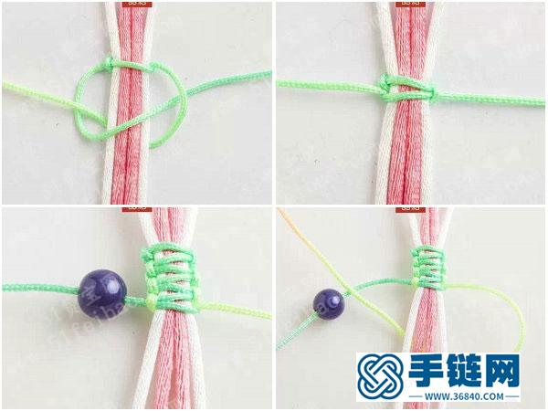 簡(jiǎn)單DIY編繩手繩_做一條搭配簡(jiǎn)約的串珠鏈子 