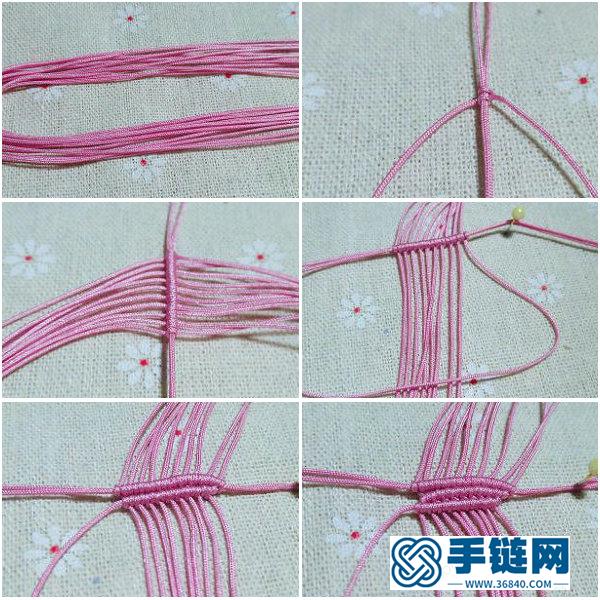 手工編法簡單DIY_動手試可愛的編繩心形小掛飾 