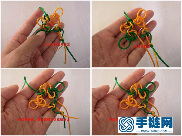 手工愛(ài)編法_冰花結(jié)菱形手編詳細(xì)圖解教程 