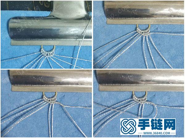 編法耳環教程_蠟彩金編繩耳環過程教學 