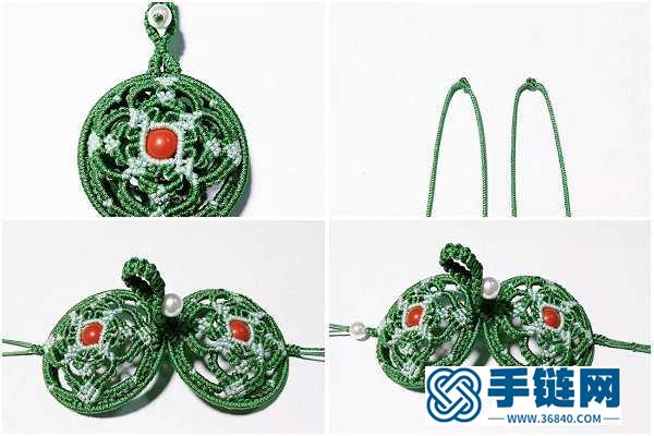 編繩鏤空香囊掛件_手工制作中國(guó)結(jié)傳統(tǒng)香囊 