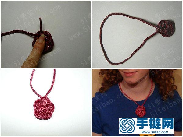 圖解如何簡單DIY傘兵繩編項鏈 