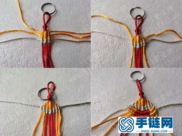手工編織大全_簡單DIY大蝦鑰匙扣掛件教學圖 