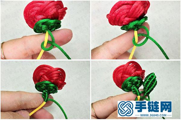 手工做好看的禮物_繩編玫瑰花diy圖解 