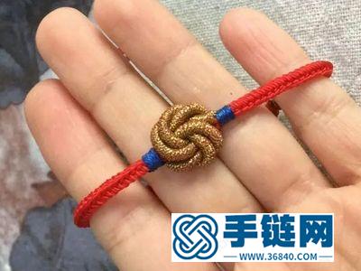 結繩手工編制_曼陀羅結手繩編法過程 