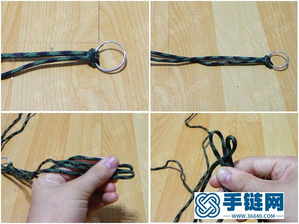 怎么做一個手工編織鑰匙扣 