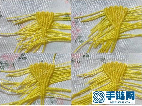 自己也能做的很好看首飾_蠟線編繩銀杏葉胸針簡單DIY圖解 