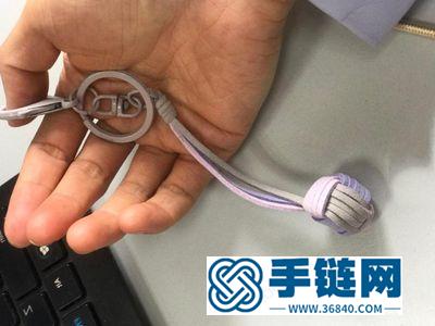 手工編織作品_簡單DIY鑰匙扣上小球配飾 