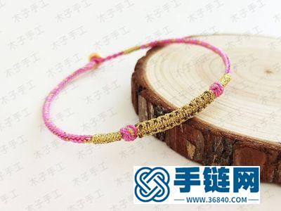 手工編織基礎教程_玉綜結編繩手繩的做法 