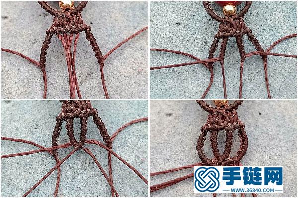 簡單DIY母親節(jié)創(chuàng)意禮物_蠟線編繩瑪瑙朱砂耳環(huán)編法詳解 