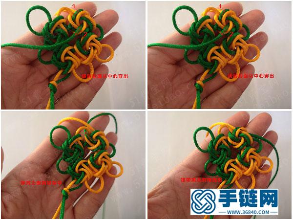 手工愛(ài)編法_冰花結(jié)菱形手編詳細(xì)圖解教程 