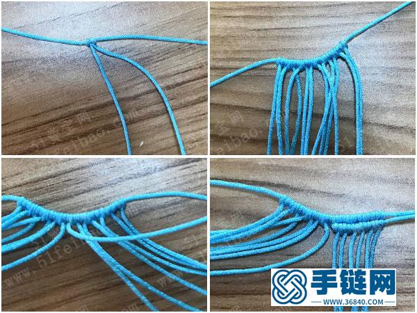 中國結結藝簡單編法_簡單DIY斜卷結手編樹葉吊墜 