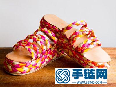 手工制作時尚涼鞋_草繩編法涼鞋的簡單DIY做法圖解 