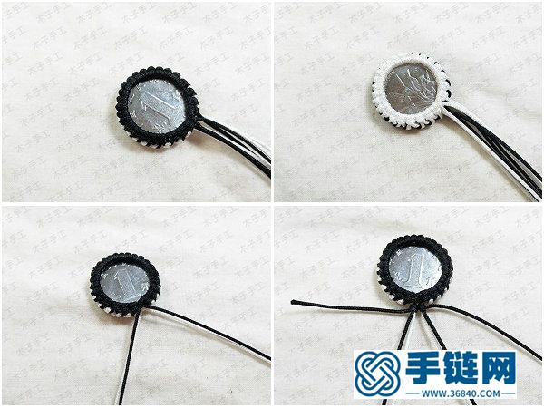 手工編織教程_如何用硬幣做一個招財貓掛件 