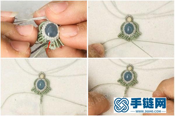 中國結編繩大全_簡單DIY天河石耳環詳細教程 