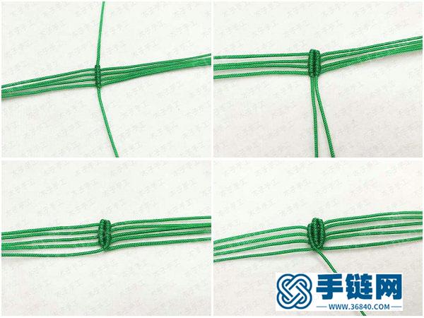 教你玉線手工編織簡單DIY水晶葡萄手機掛件的方法 