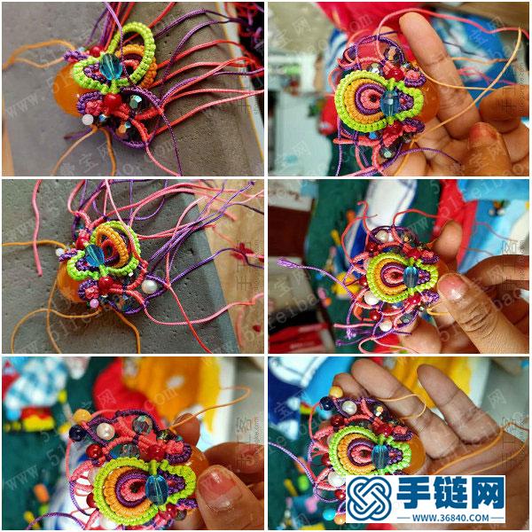 中國結手工教程_鳳冠花嫁刀馬旦編繩創意 