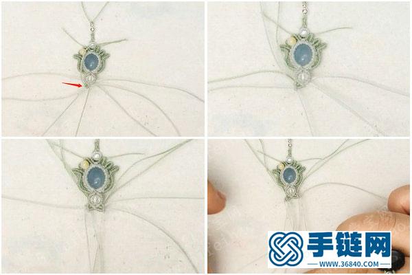 中國結編繩大全_簡單DIY天河石耳環詳細教程 