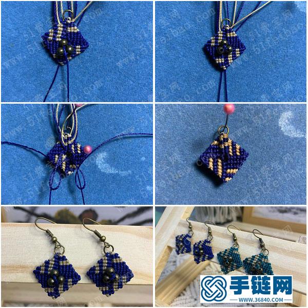 自制秋意編繩首飾_復古文藝調調耳環(huán)的編法教學 