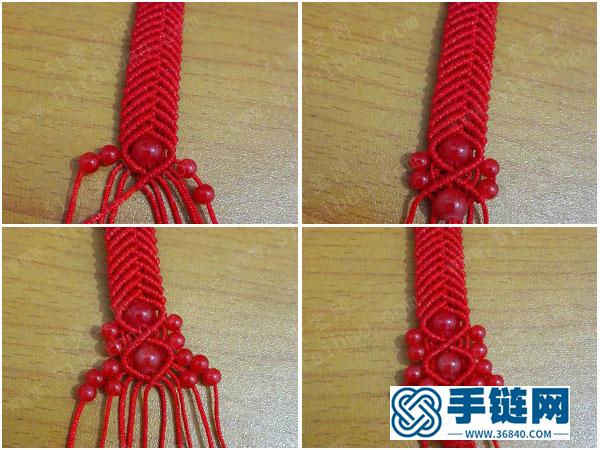 手工編織作品大全_簡單DIY斜卷結經典款手繩編法圖解 