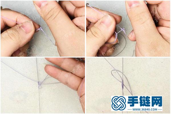 手工編織裝飾_簡單DIY編法小花花造型耳環 