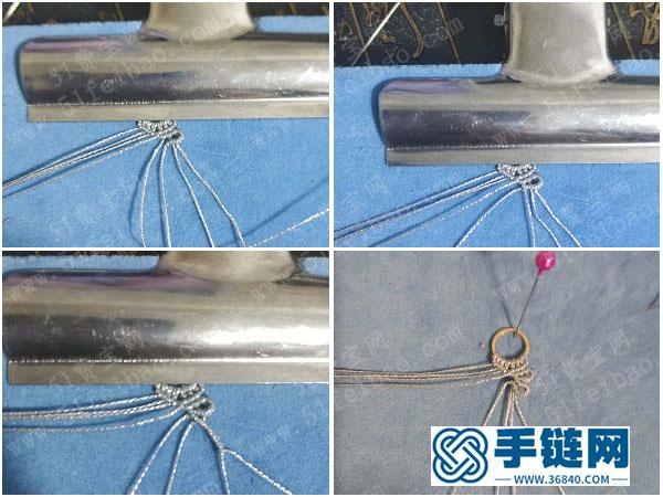 編法耳環教程_蠟彩金編繩耳環過程教學 