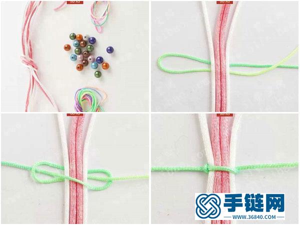 簡(jiǎn)單DIY編繩手繩_做一條搭配簡(jiǎn)約的串珠鏈子 