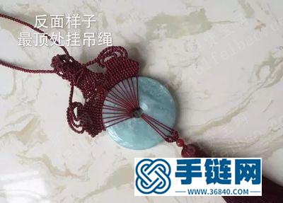 簡單DIY玉線手工繩編_簡單的平安扣頭編法圖解 