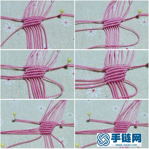 手工編法簡單DIY_動手試可愛的編繩心形小掛飾 