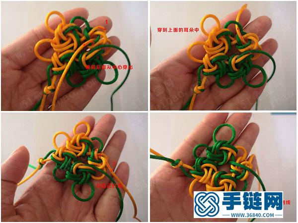 手工愛(ài)編法_冰花結(jié)菱形手編詳細(xì)圖解教程 
